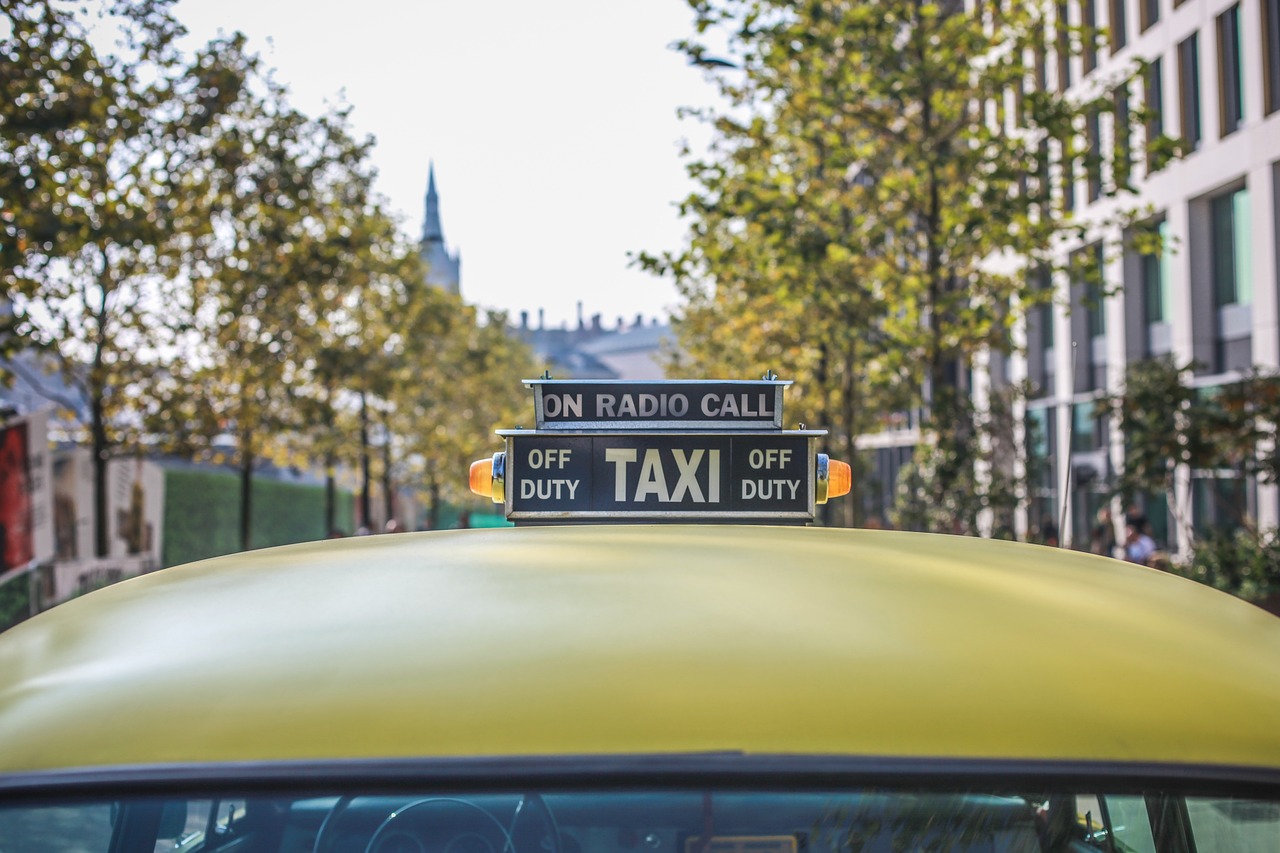 taxi cab car free photo