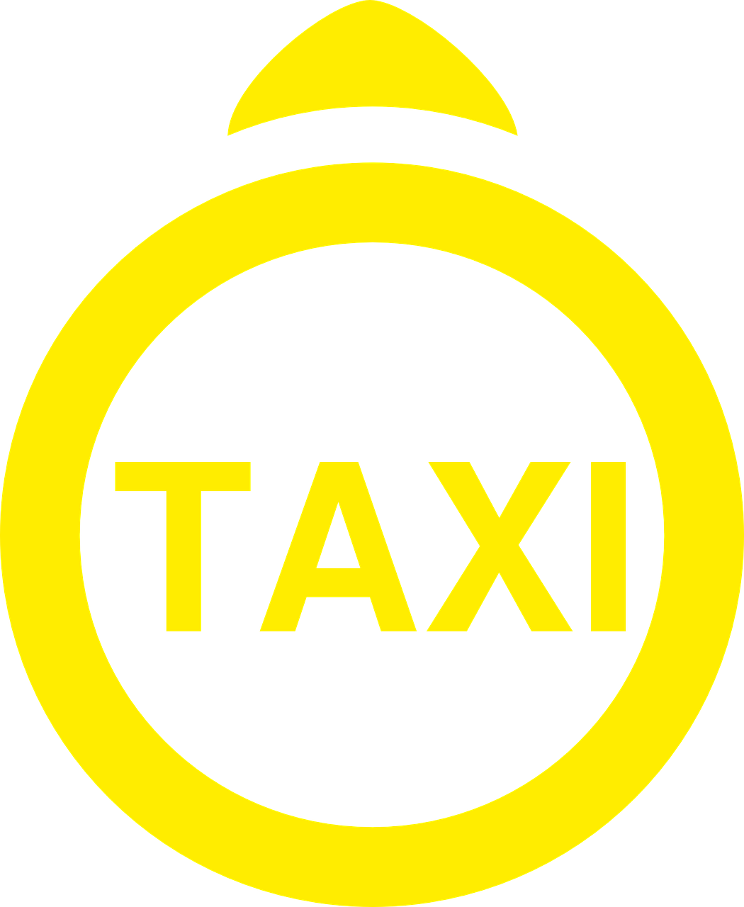 taxi designation of the information free photo