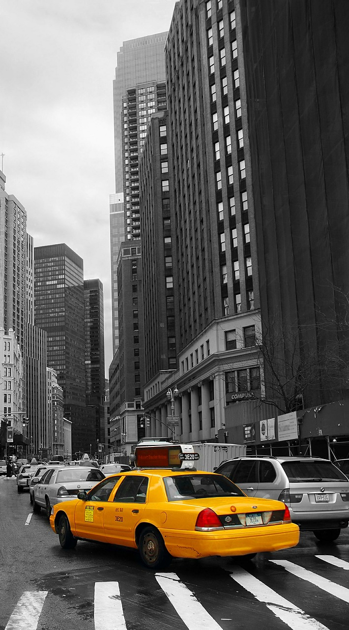 taxi car traffic free photo