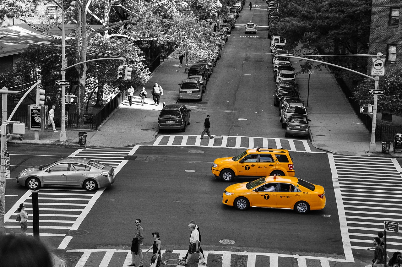 taxi  cab  yellow free photo