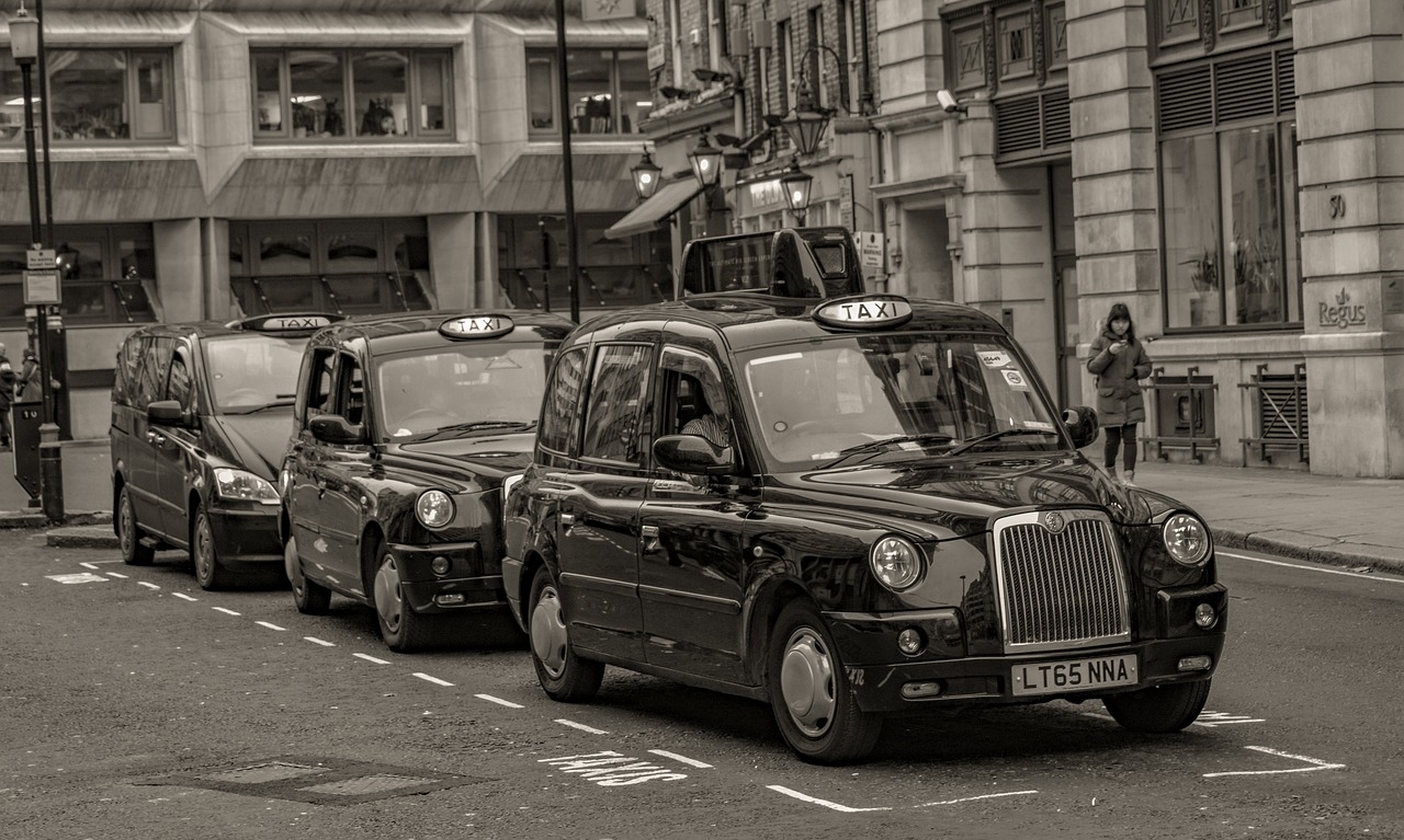 taxi  car  black free photo