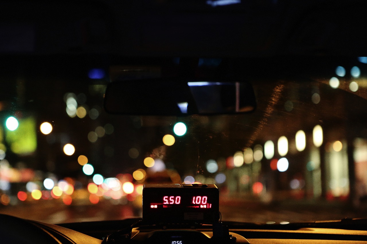 taxi taximeter taxicab free photo