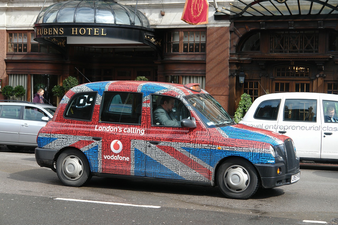 taxi car london free photo