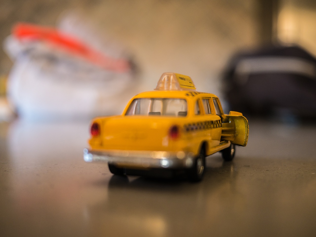 taxi yellow car free photo