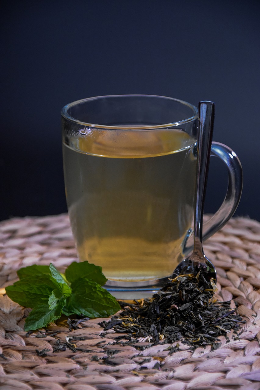 tea mint herbs free photo