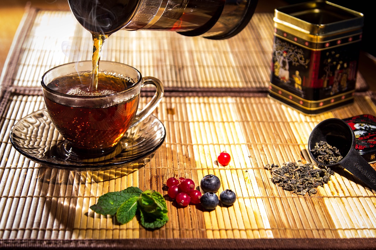 tea maker herb free photo