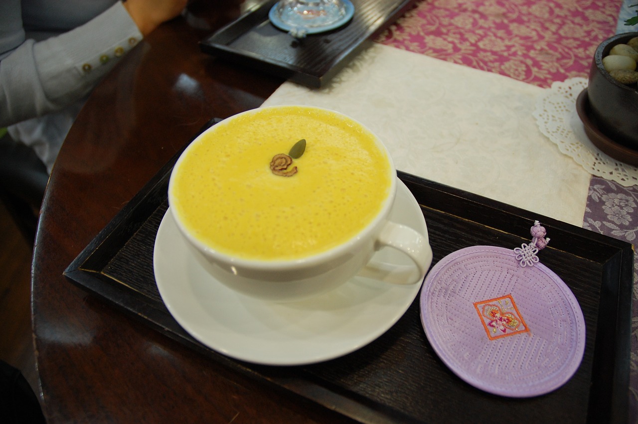 tea pumpkin soup free photo