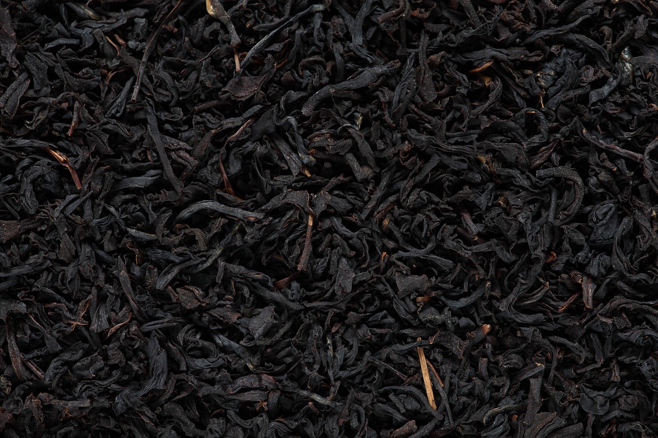 tea leaves dried free photo