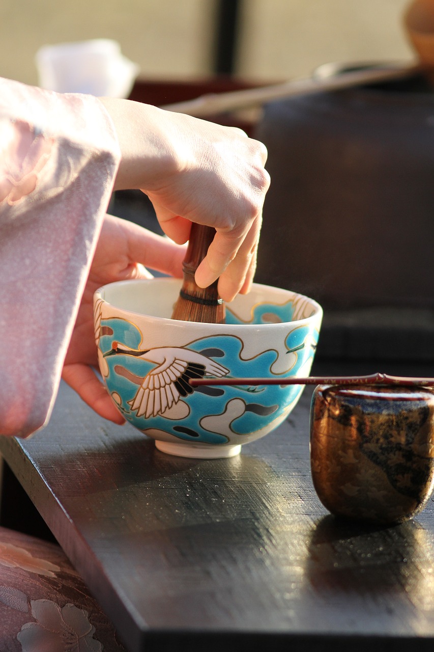 tea ceremony  kyoto  maccha free photo