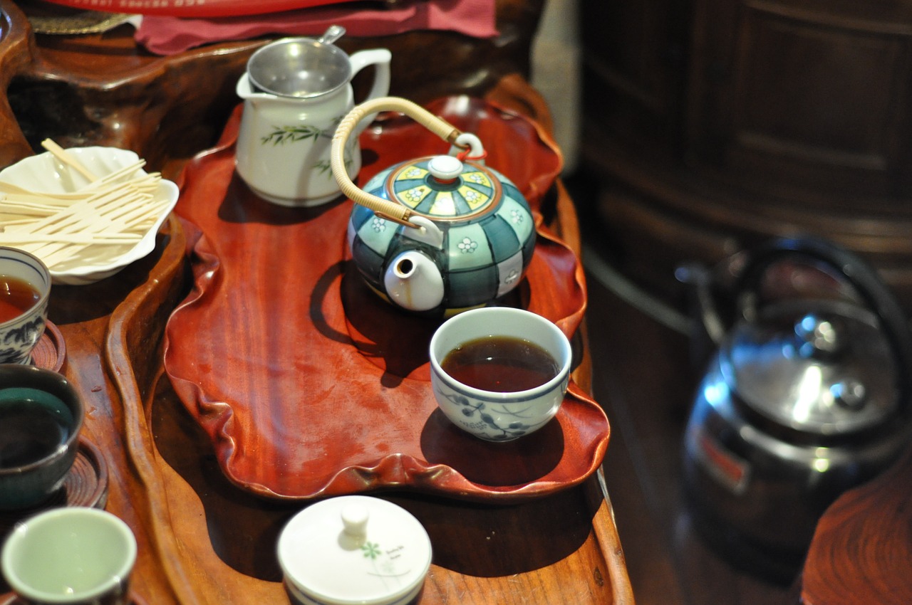 tea ceremony tea tea set free photo
