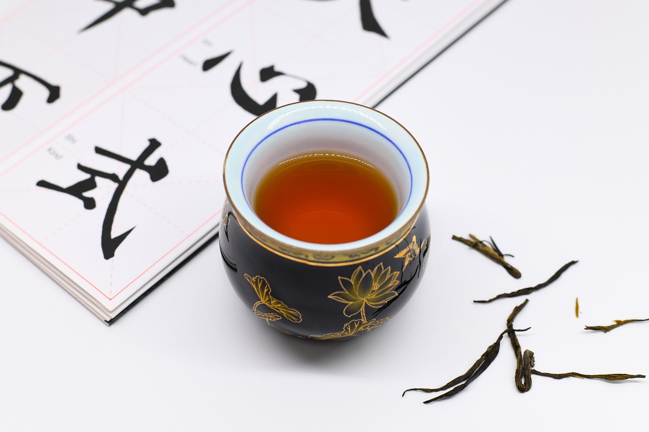 tea cup  copybook  pu-erh tea free photo