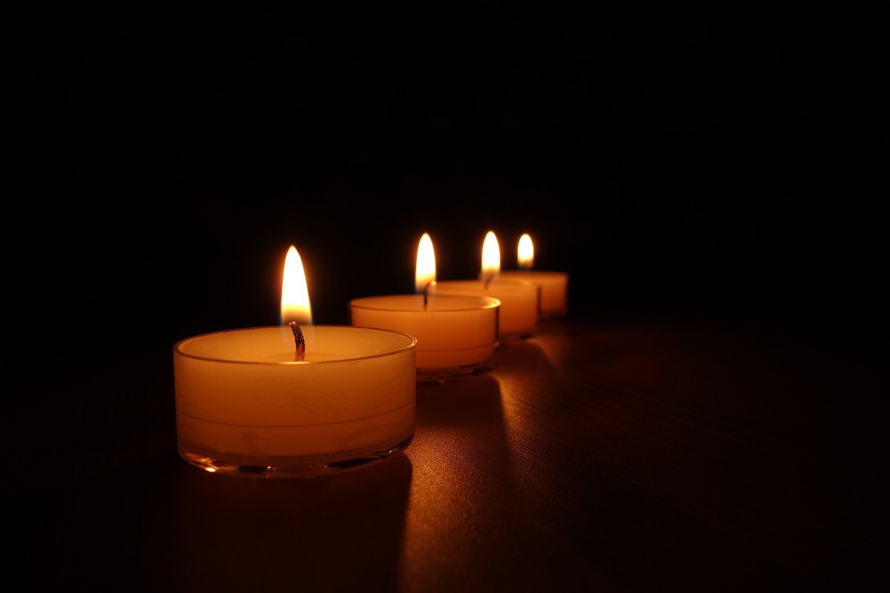 tea lights candles candlelight free photo