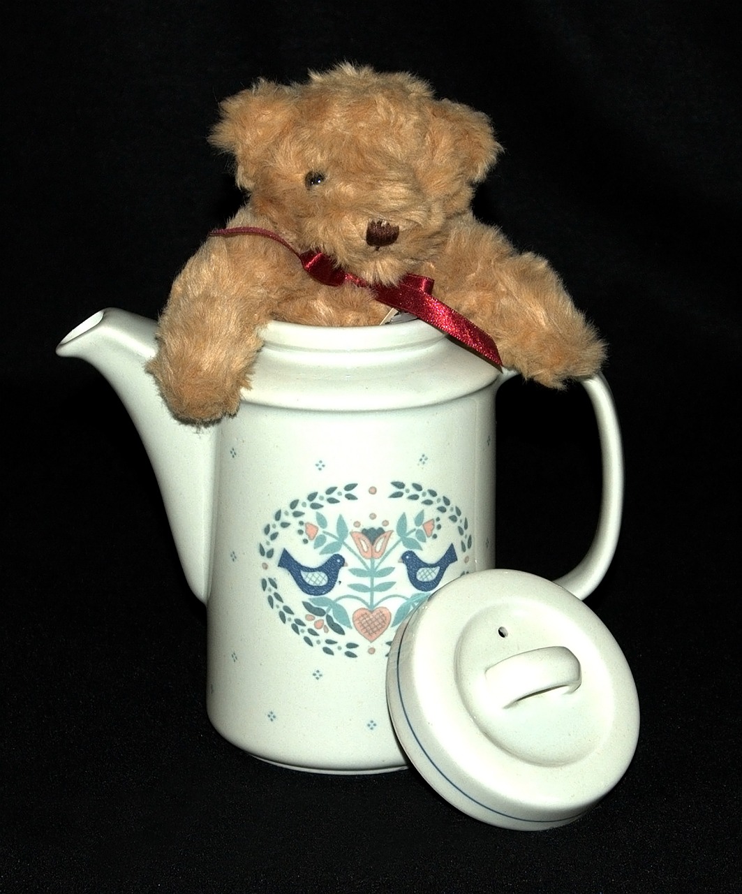 tea pot bear animal free photo