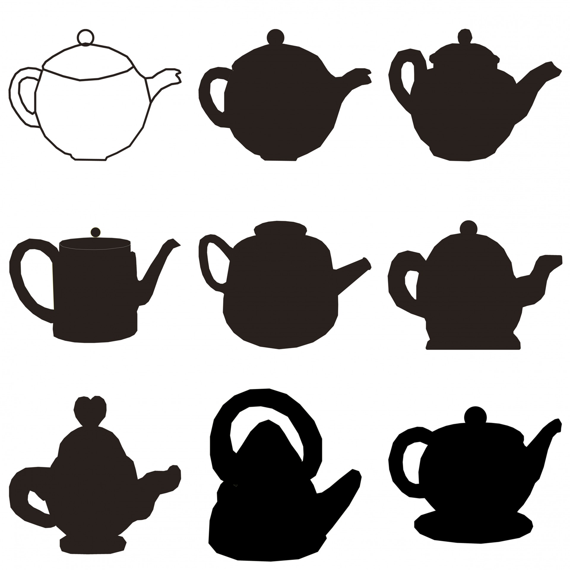 set teapots teapot free photo