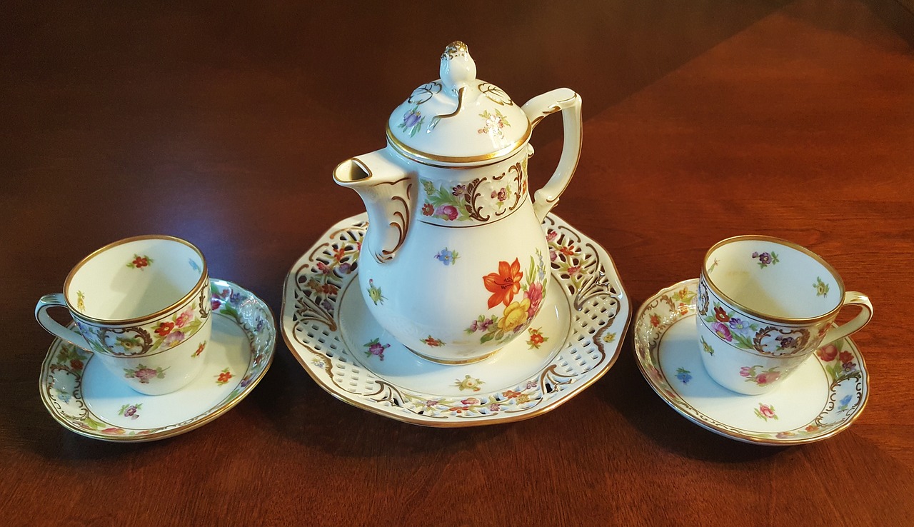 tea set tea china free photo