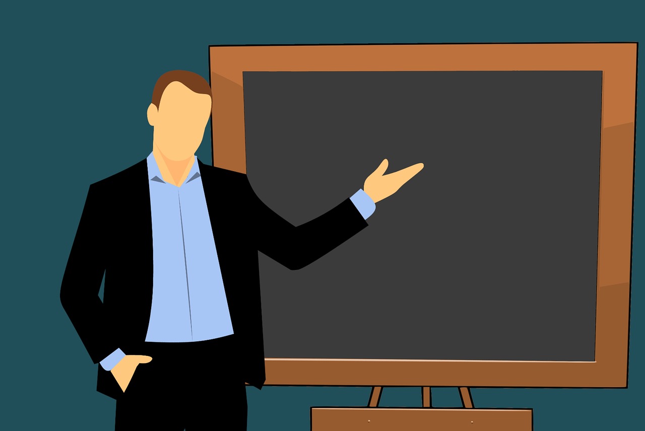 teacher  cartoon  board free photo