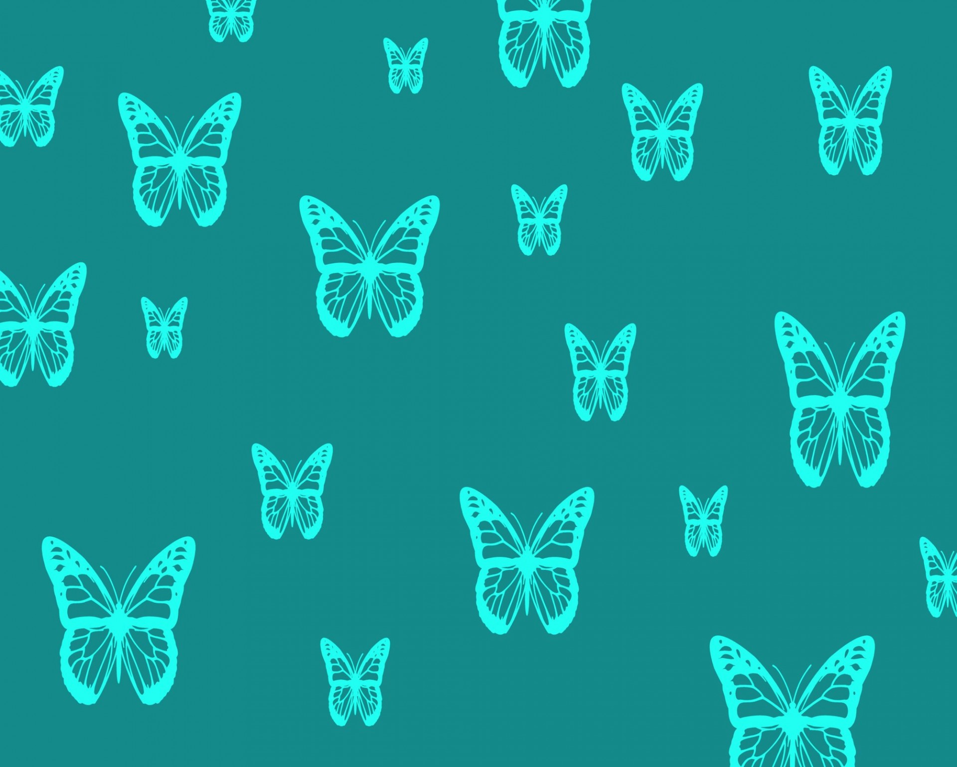 teal butterfly background free photo