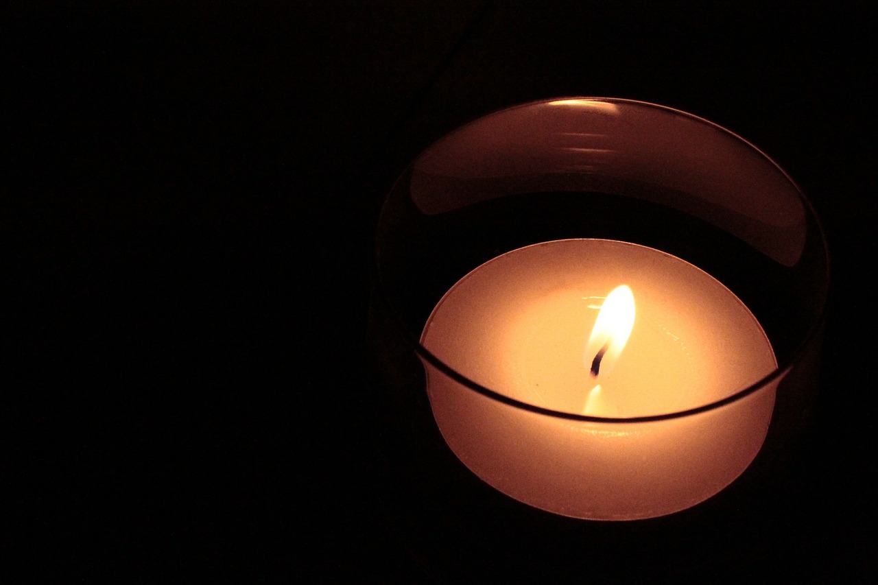 tealight candle flame free photo