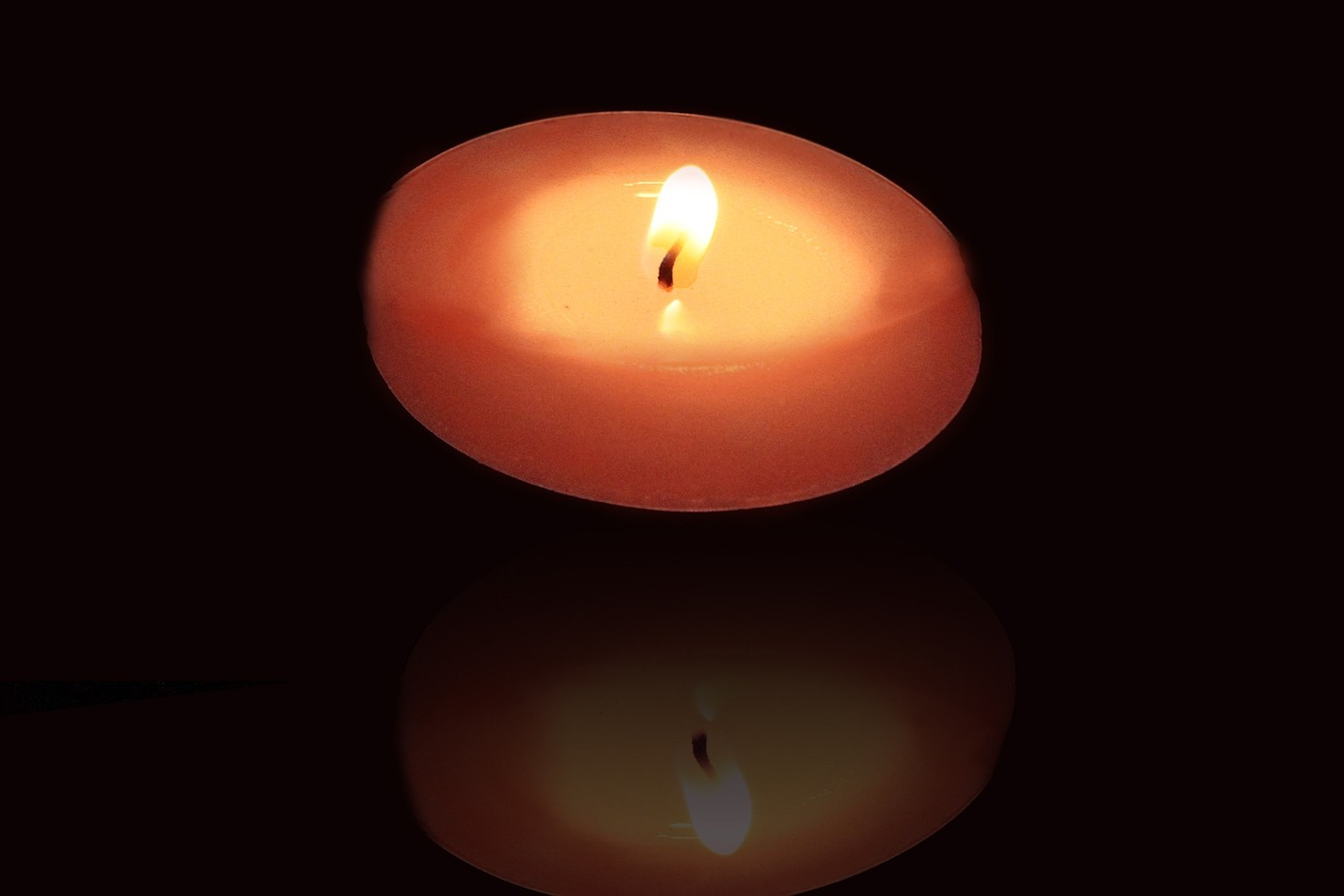 tealight candle wax candle free photo