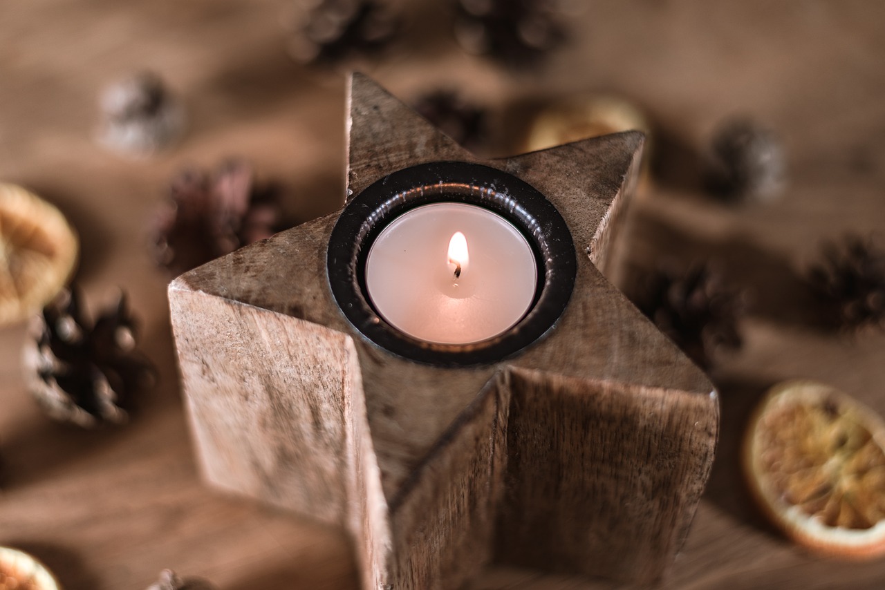 tealight advent christmas free photo