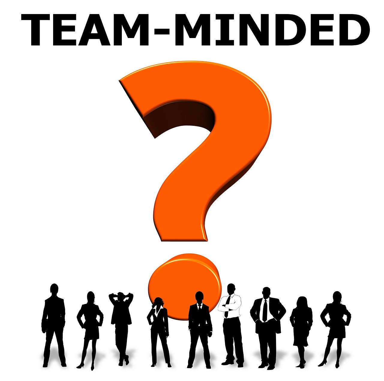 Edit free photo of Team spirit,team,question mark,team player,personal ...