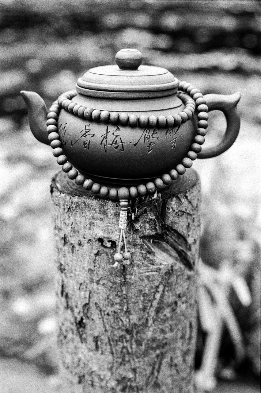 teapot mala praying beads free photo