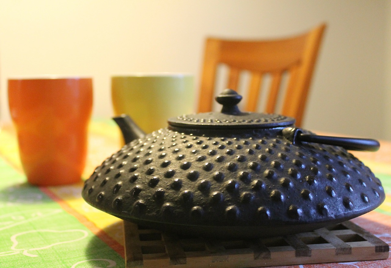teapot tea mugs free photo