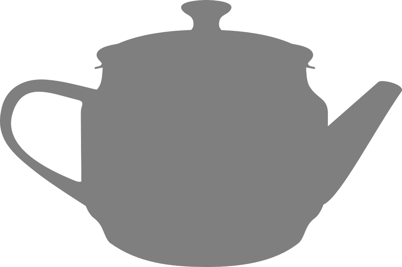 teapot gray tea free photo