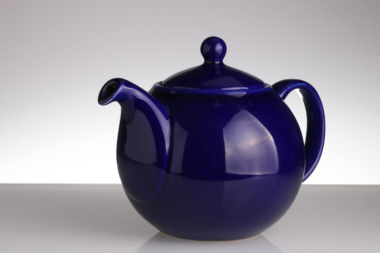 teapot  blue free pictures free photo