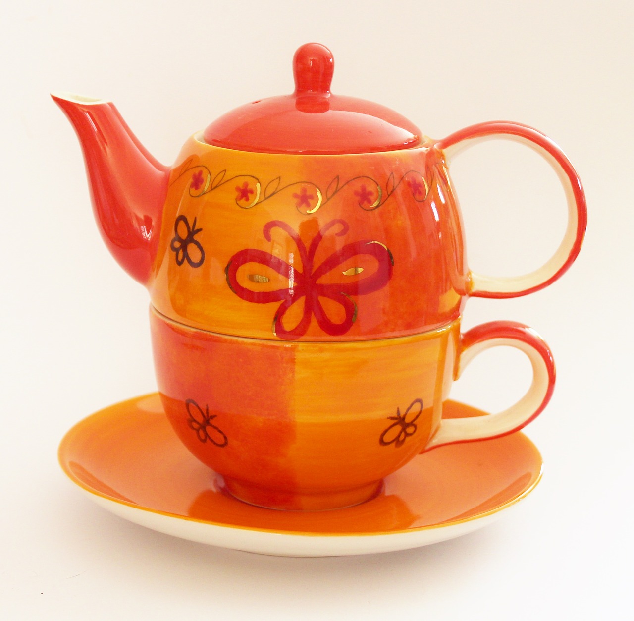 teapot cup tea free photo