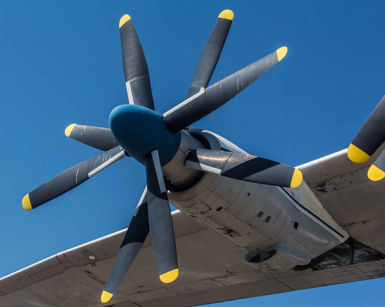 technology aircraft propeller free photo