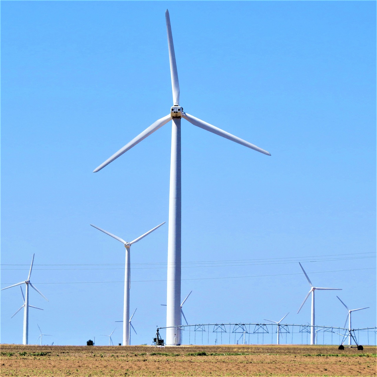 technology modern windmill north texas free photo