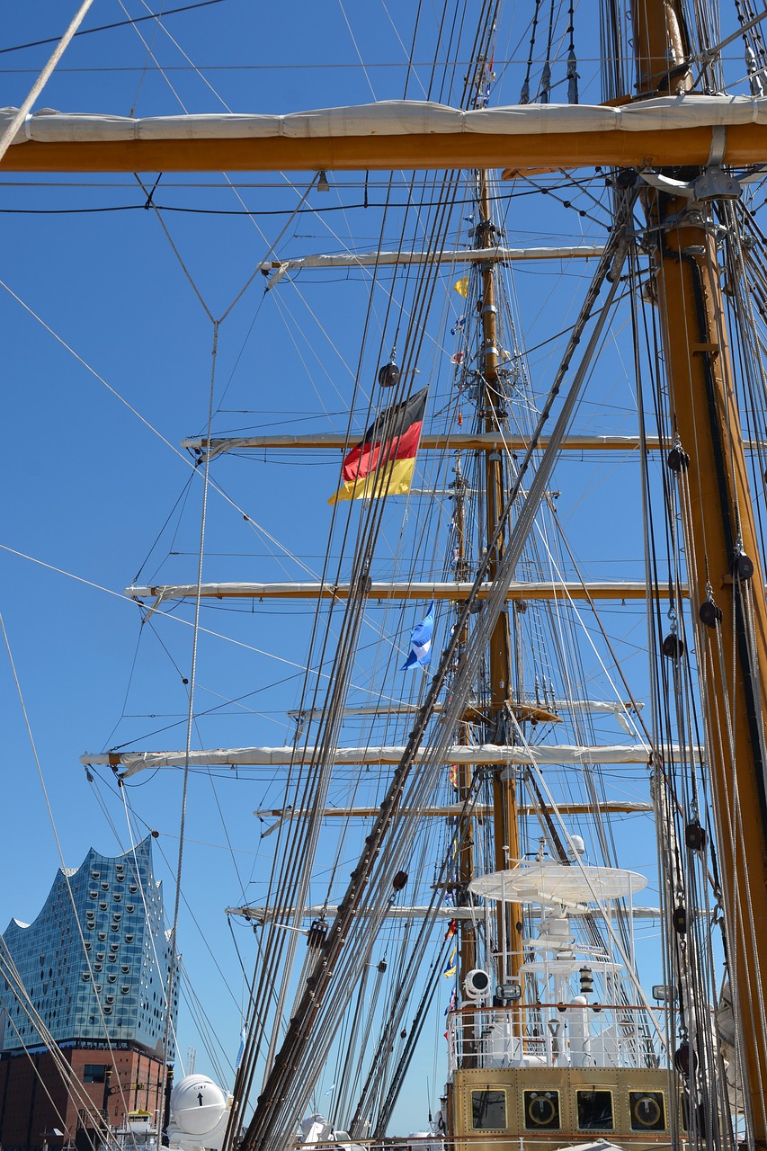 technology sailing vessel rigging free photo