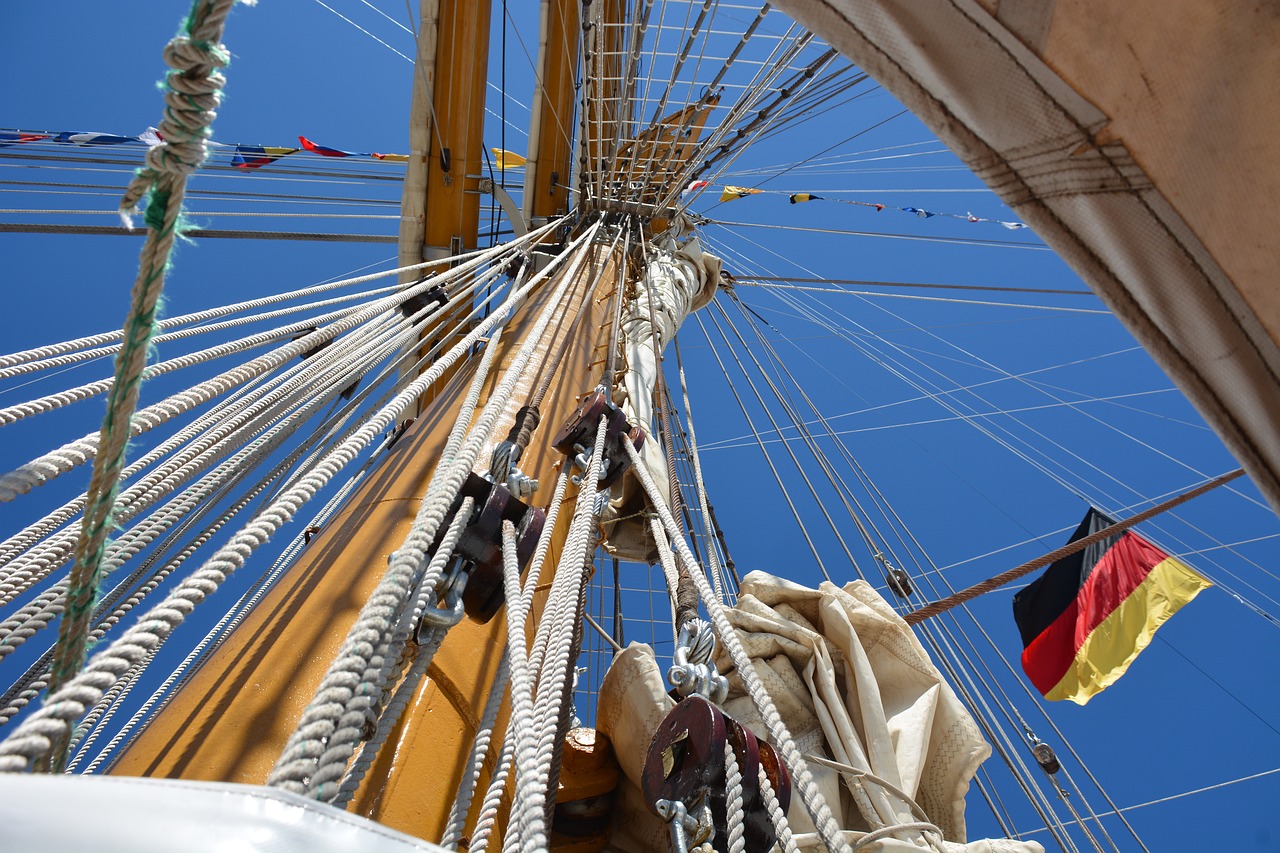 technology sailing vessel rigging free photo