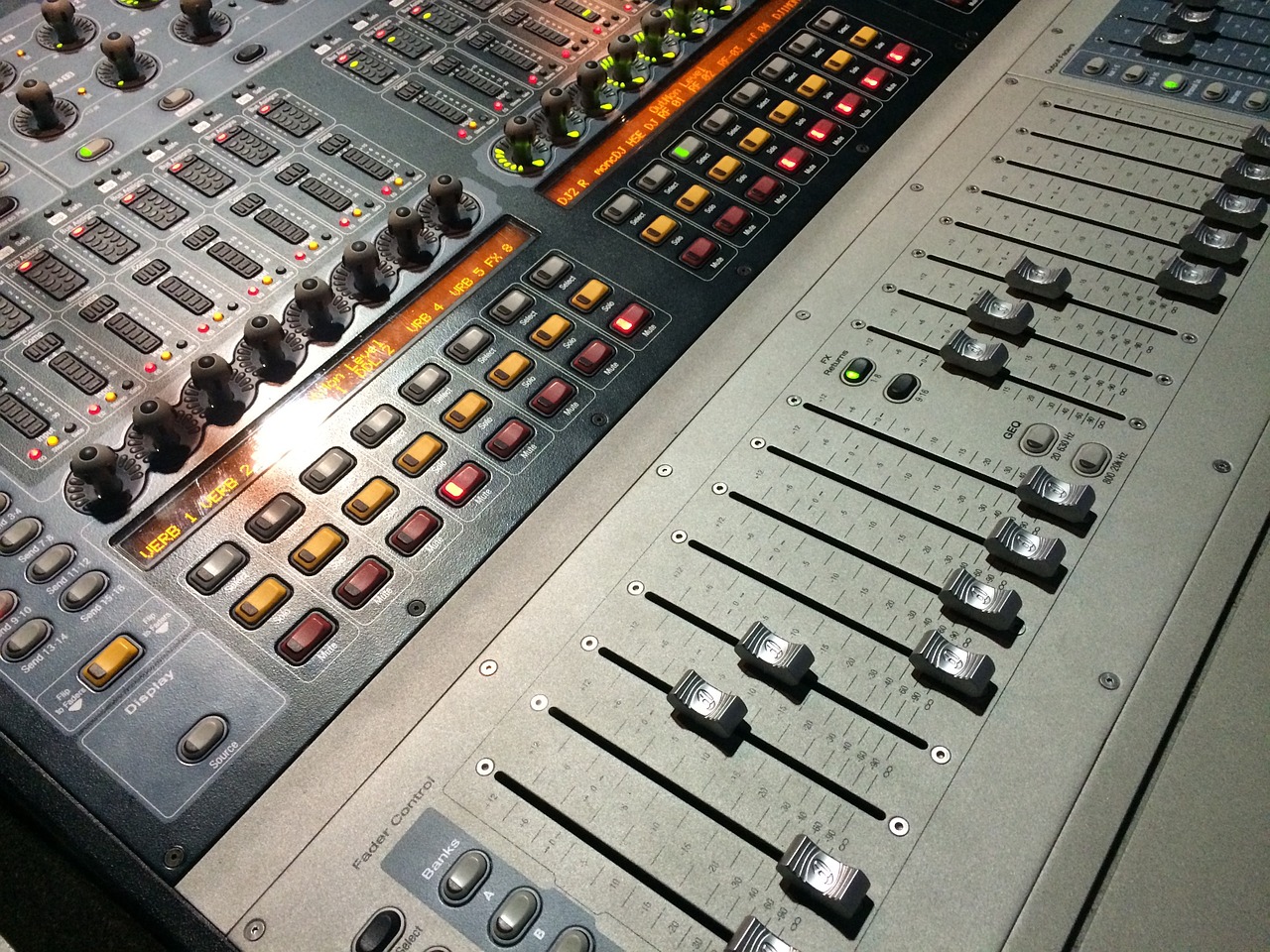 technology audio mixer free photo