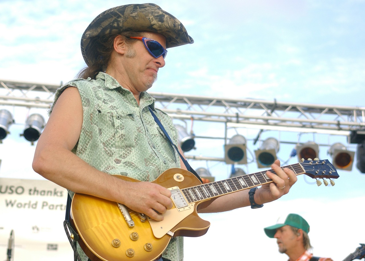 ted nugent concert performance free photo