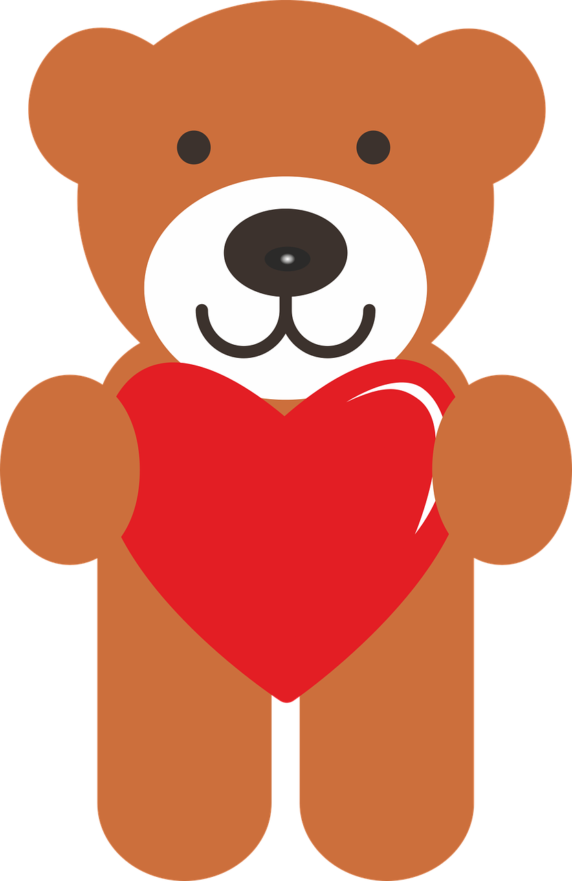 teddy bear valentine free photo