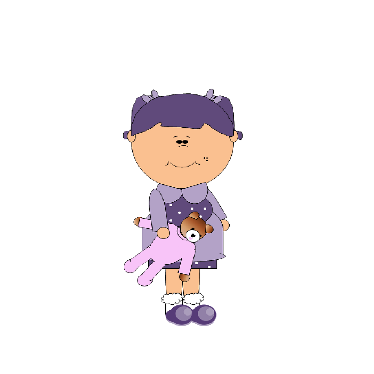 teddy bear girl free photo