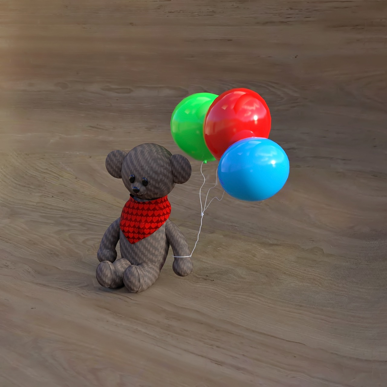 teddy  balloon  teddy bear free photo