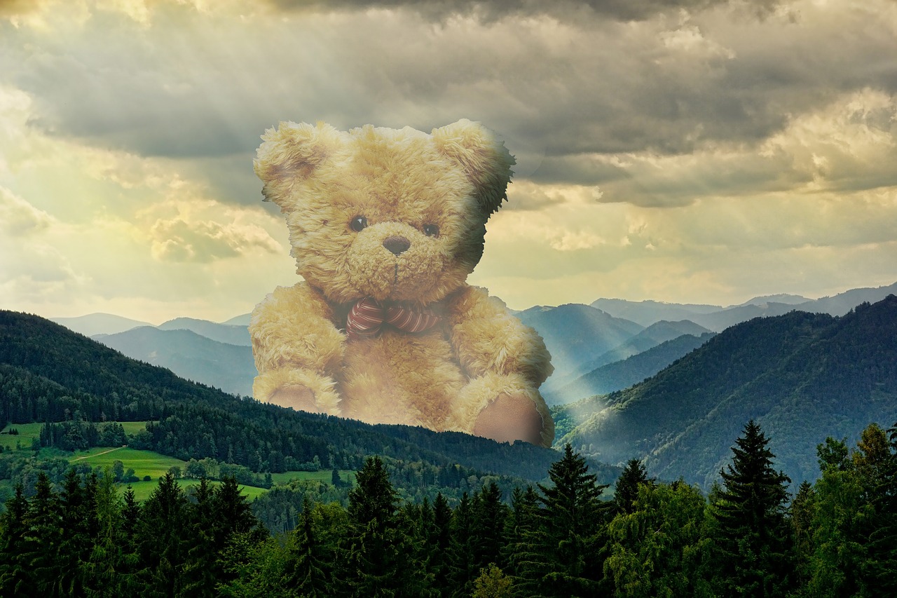 teddy  bear  giant free photo