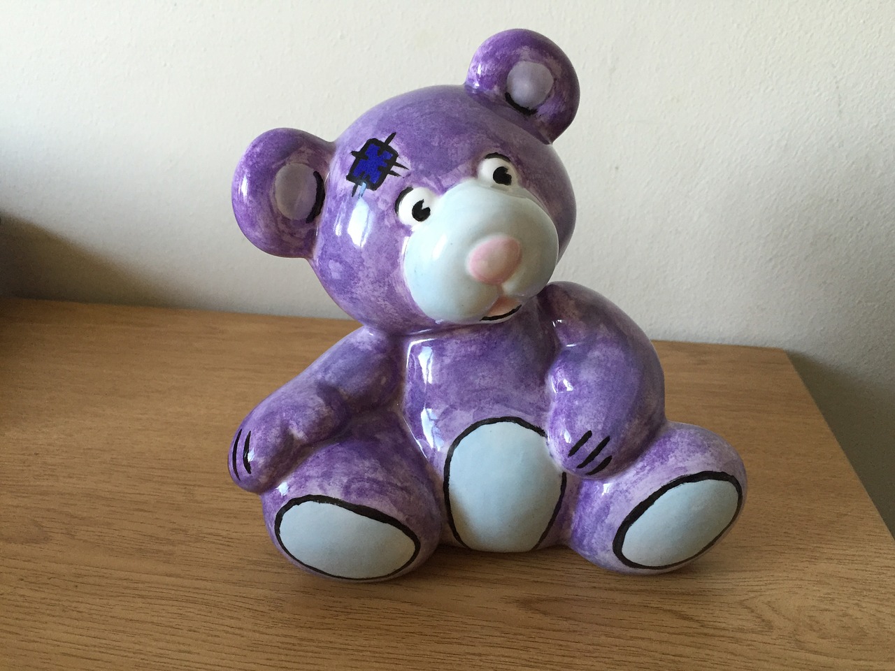 teddy bear bear purple free photo