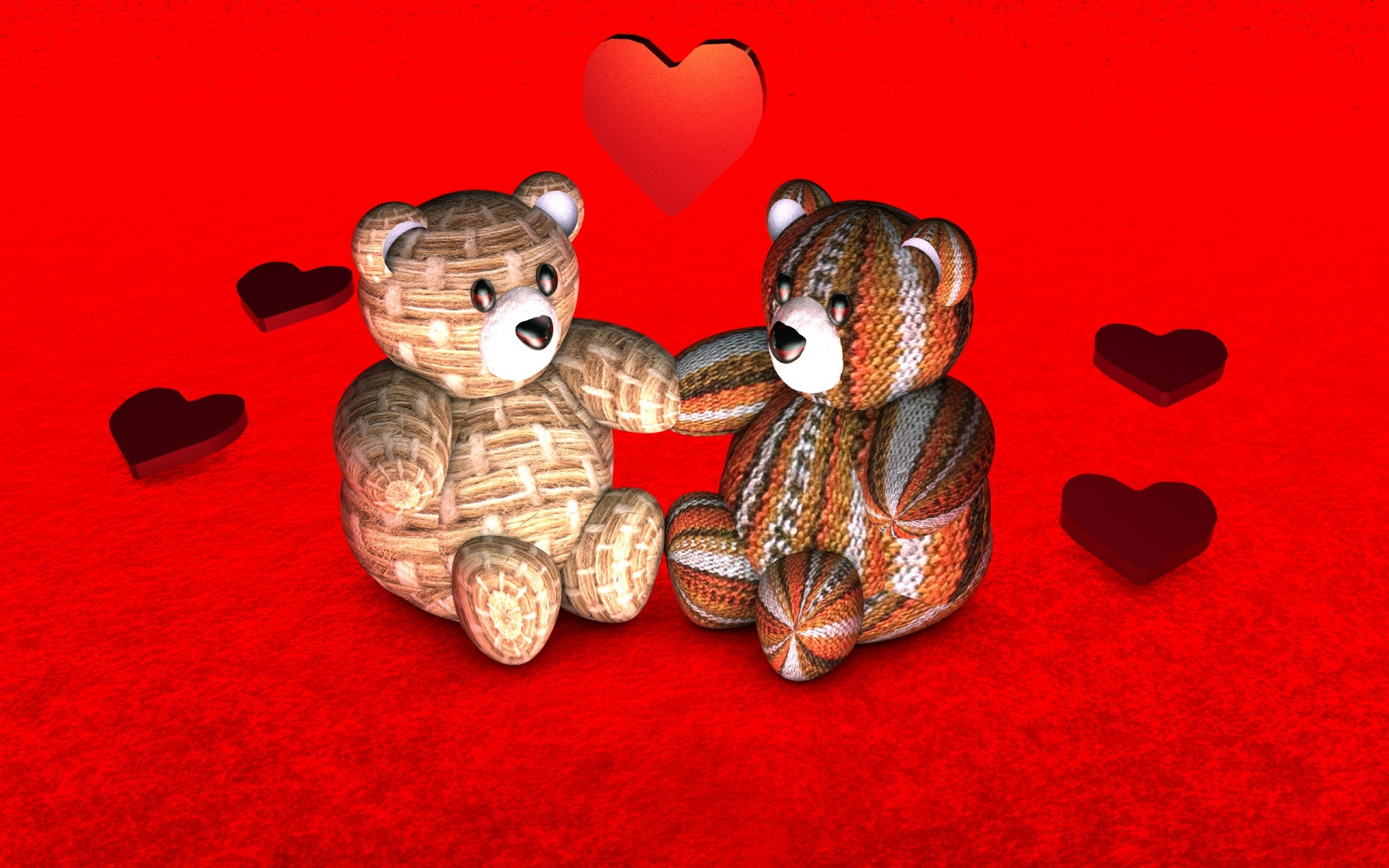 teddy bear heart free photo