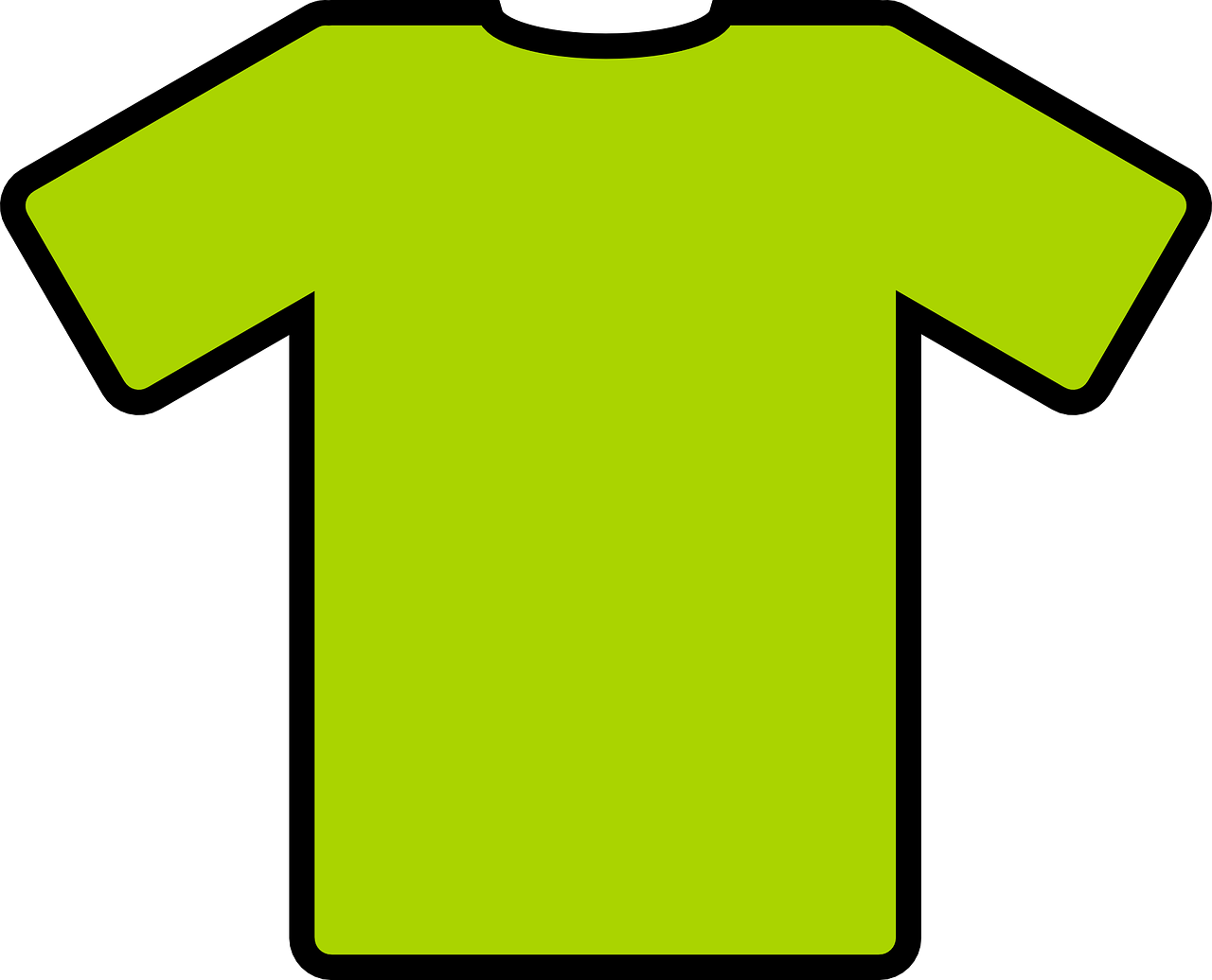 tee shirt green free photo