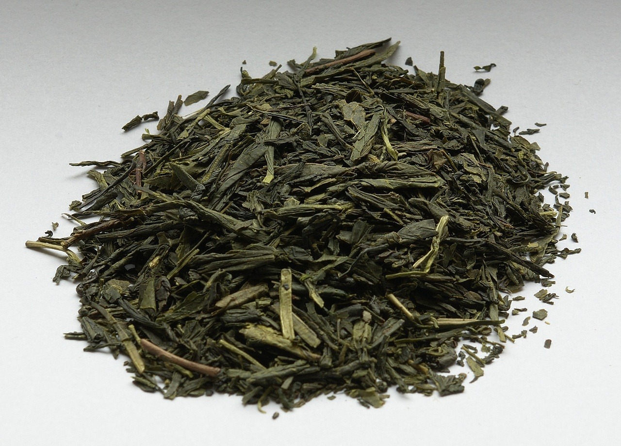 tee green tea tea leaves free photo