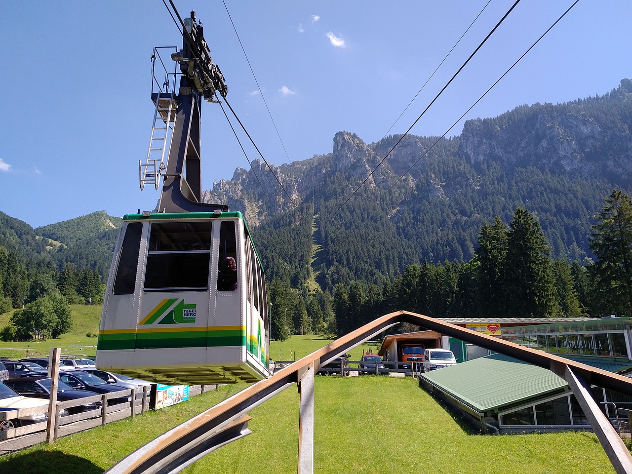 tegelberg tegel mountain rail cable car free photo
