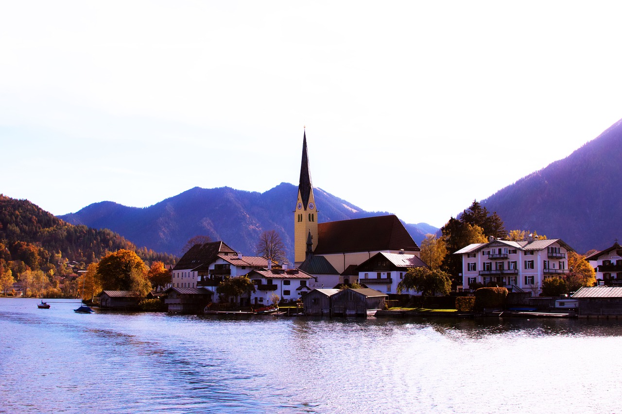 tegernsee bavaria autumn free photo