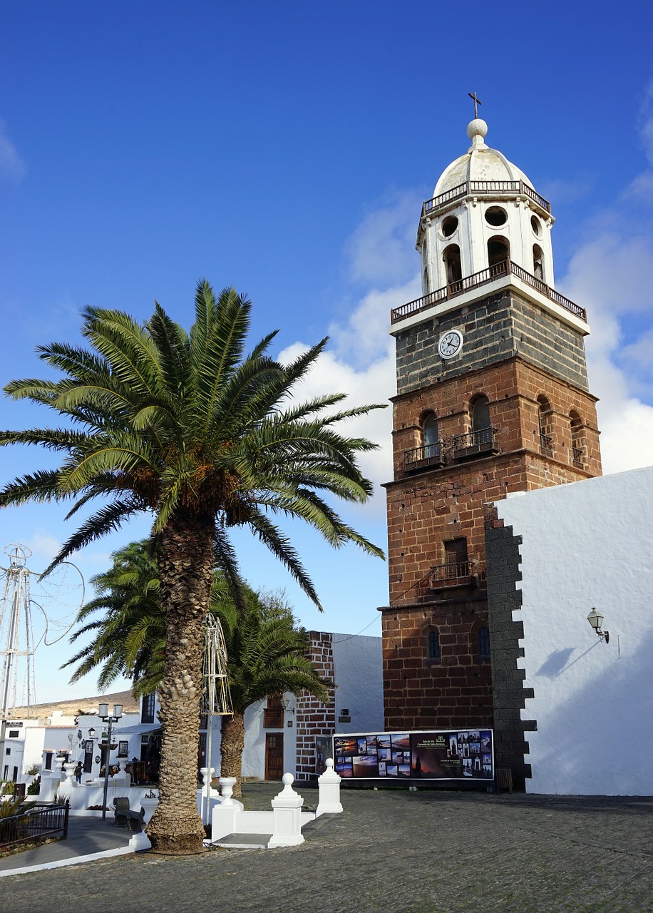 teguise church lanzarote free photo