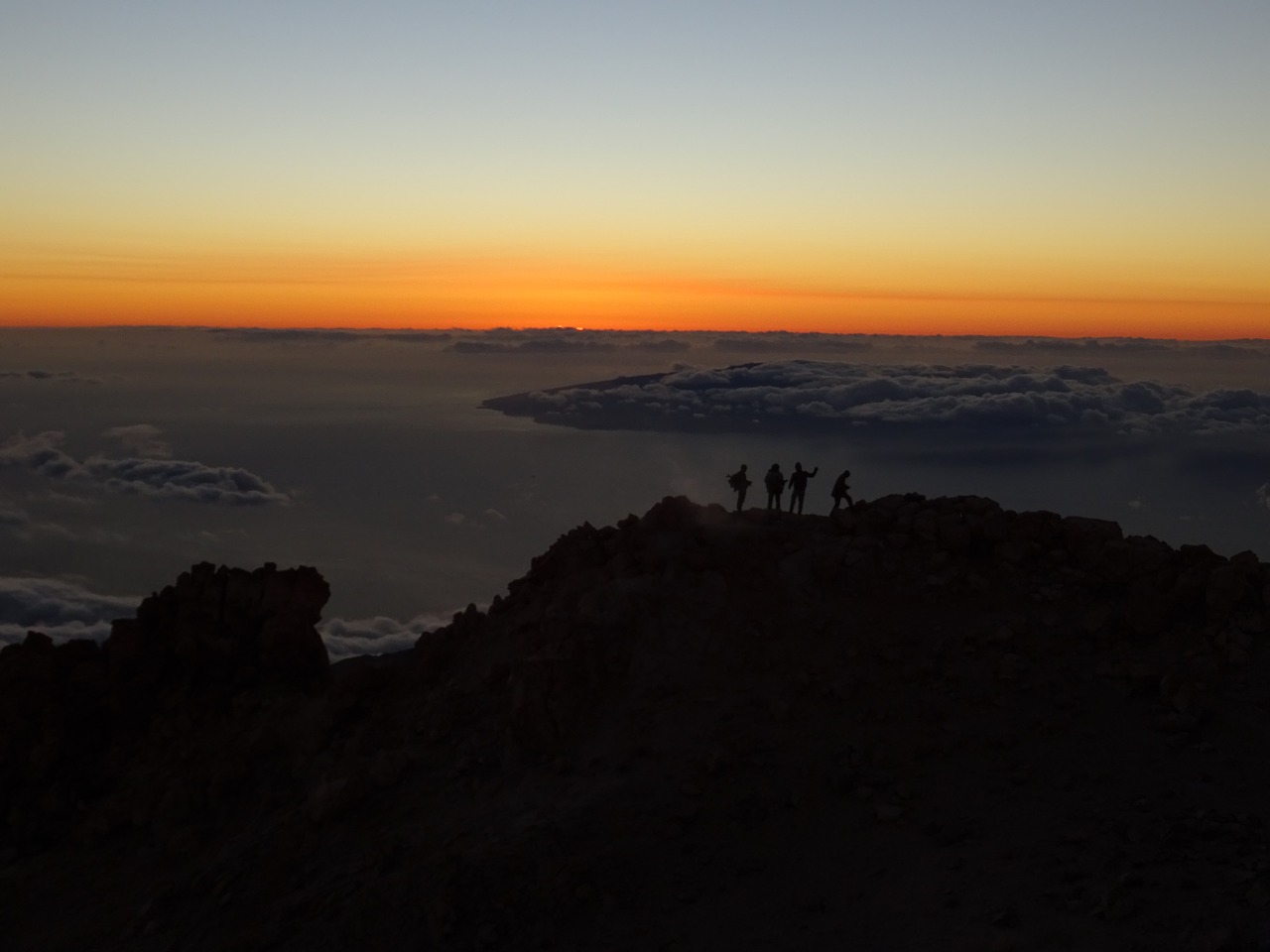 teide tenerife sunset free photo