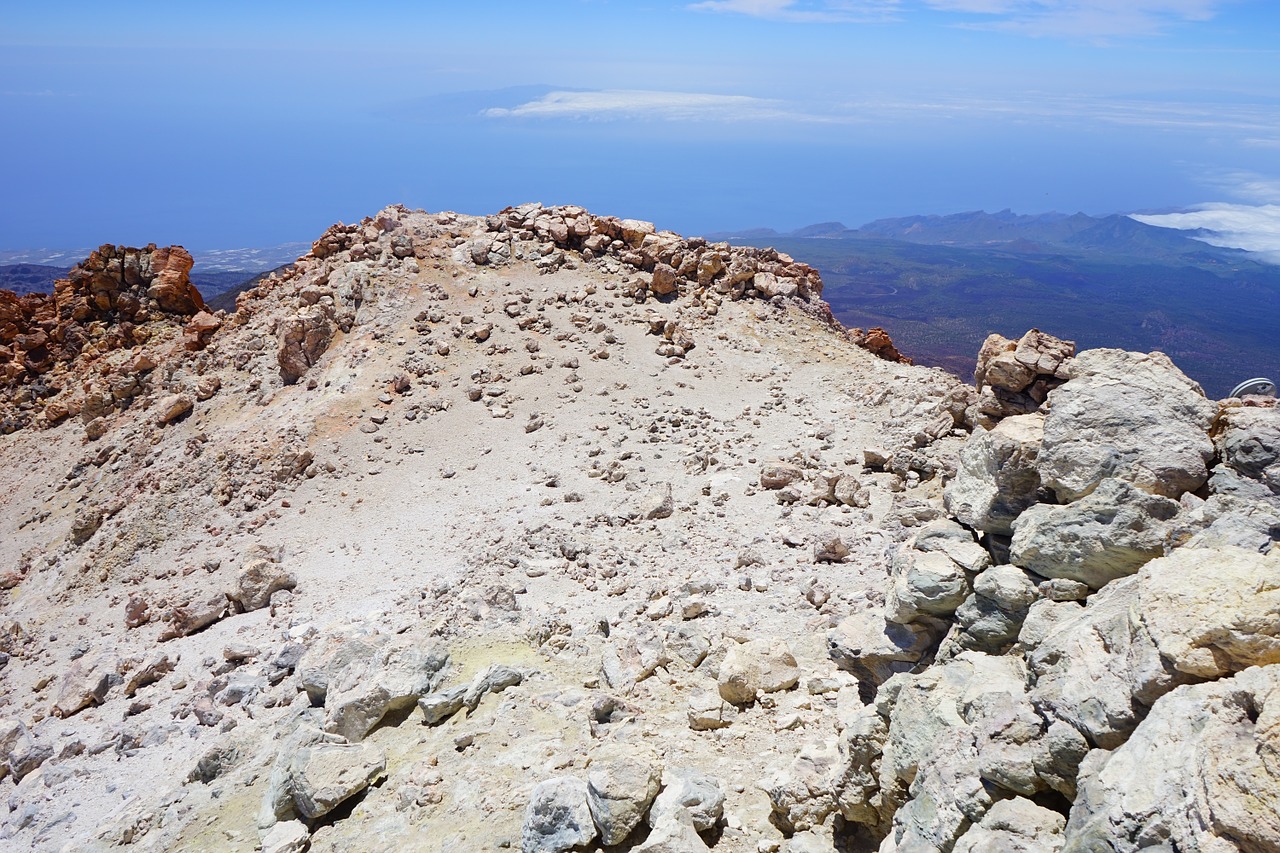 teide outlook view free photo