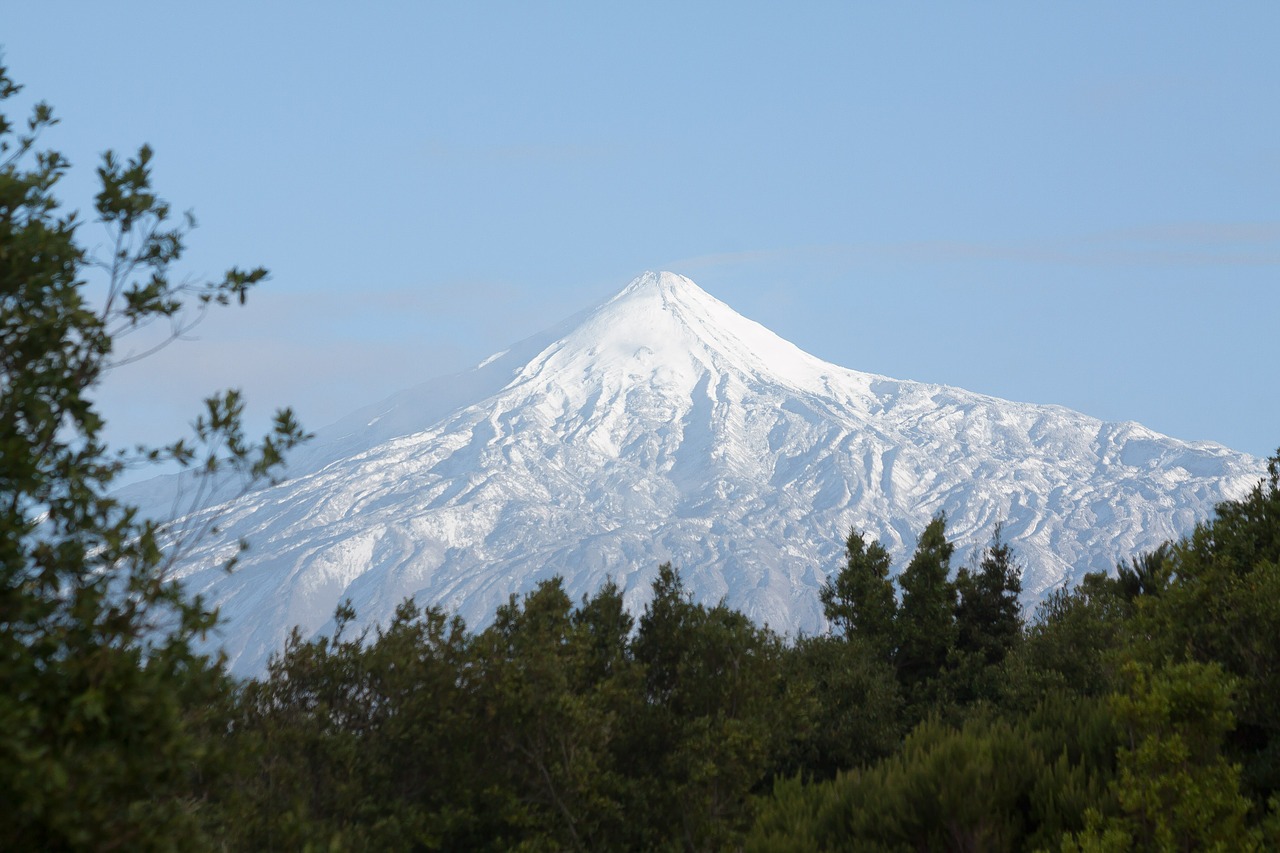 teide volcano mountain free photo